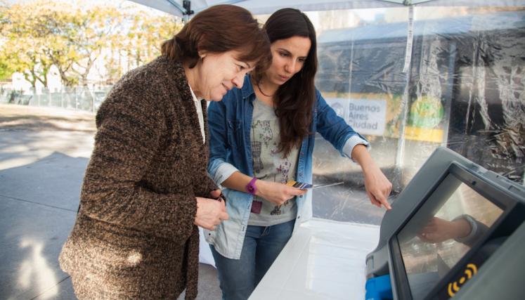 La Boleta Única Electrónica en imágenes. Foto: Estrella Herrera/GCBA.