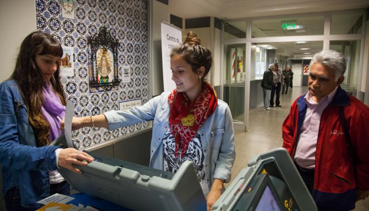 La Boleta Única Electrónica en imágenes. Foto: Estrella Herrera/GCBA.