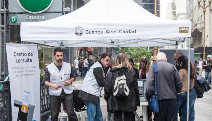 La Boleta Única Electrónica en imágenes. Foto: Estrella Herrera/GCBA.