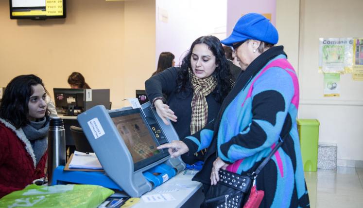 Centro de Consulta de Boleta Única Electrónica CGPC Patricias Argentinas Av. 277. Foto: Estrella Herrera/GCBA.