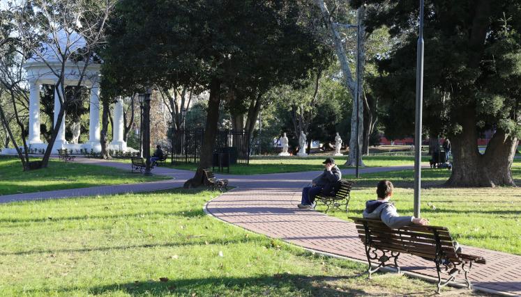 El Parque Lezama ya luce totalmente renovado. Foto: MAyEP