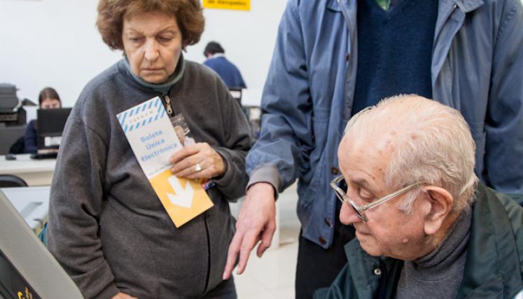 La Boleta Única Electrónica en imágenes. Foto: Estrella Herrera/GCBA.