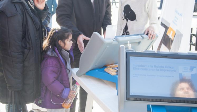 La Boleta Única Electrónica en imágenes. Foto: Estrella Herrera/GCBA.