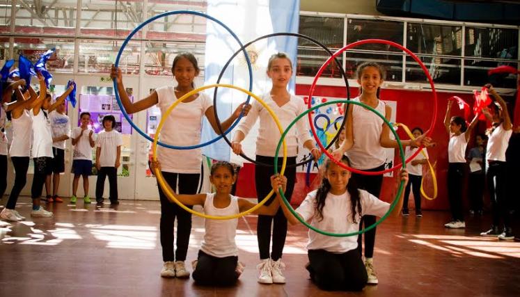 Espíritu olímpico. Foto de Educación GCBA