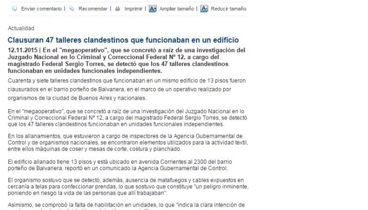 La Prensa 13/11/2015