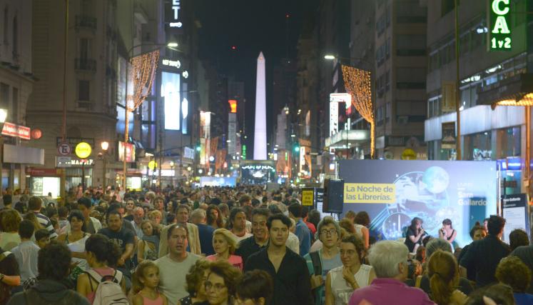 La Noche de las Librerías 2018. Foto del Ministerio de Cultura/GCBA.
