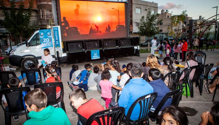 Actividades gratuitas en los barrios durante el BAFICI. Foto de Festivales/GCBA.