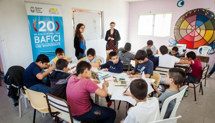 Actividades gratuitas en los barrios durante el BAFICI. Foto de Festivales/GCBA.