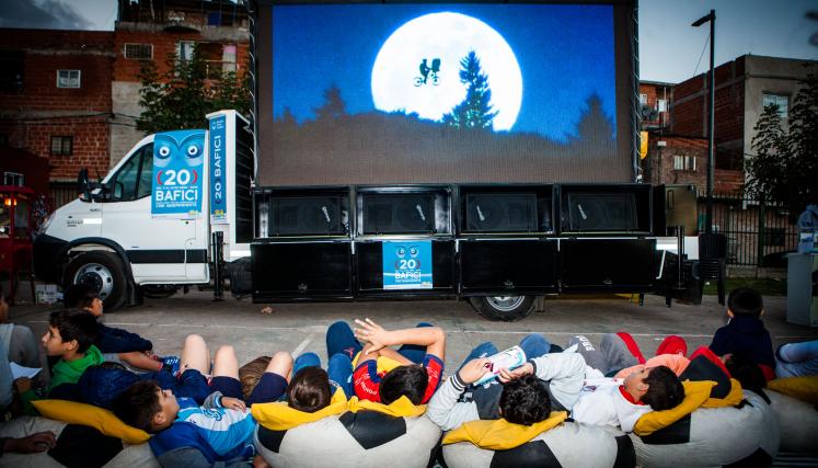 Actividades gratuitas en los barrios durante el BAFICI. Foto de Festivales/GCBA.