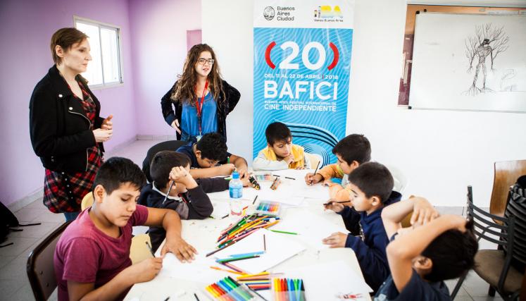 Actividades gratuitas en los barrios durante el BAFICI. Foto de Festivales/GCBA.