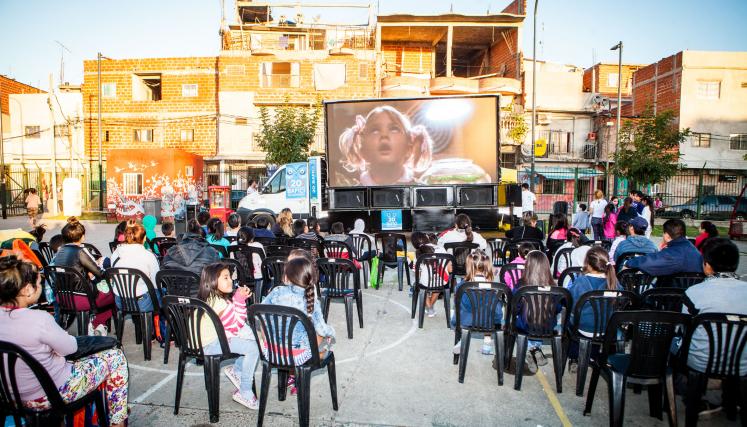 Actividades gratuitas en los barrios durante el BAFICI. Foto de Festivales/GCBA.