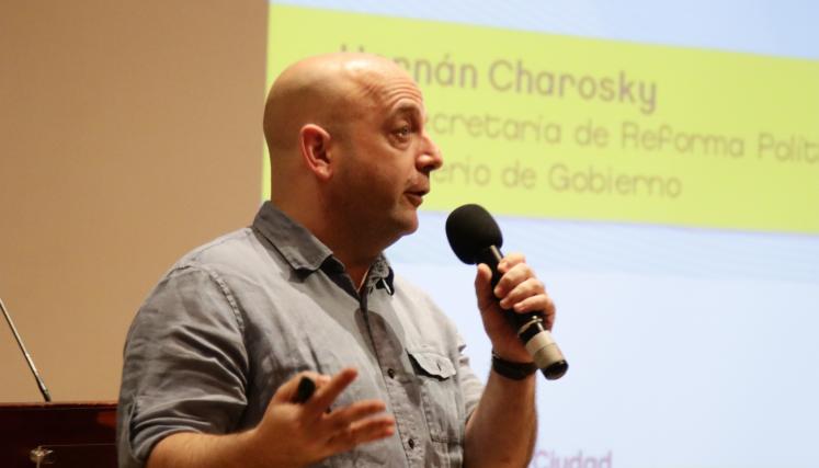 Hernán Charosky, Subsecretario de Reforma Política y Asuntos Legislativos, expuso sobre la importancia de la información en el siglo XXI