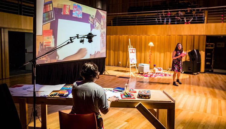 Cuentos que se ven. Foto de la Usina del Arte