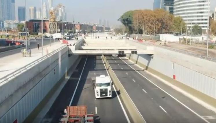 El inaugurado Paseo del Bajo