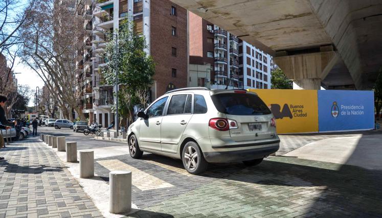 Apertura al tránsito la calle José Hernández en Belgrano